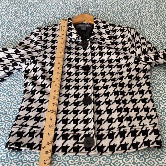 Josephine Chause Houndstooth Blazer 10 - Picture 8 of 11
